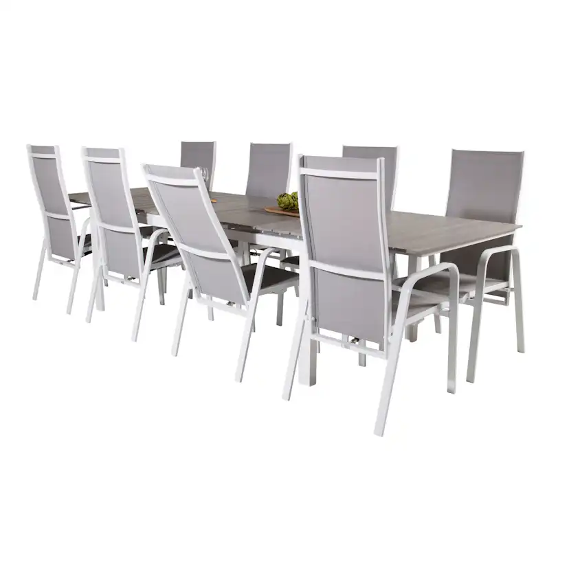 Matgrupp Venture Home Lova 224/324 med 8 Copacabana Stolar