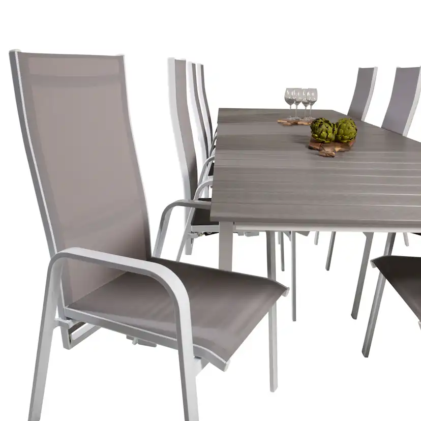 Matgrupp Venture Home Lova 224/324 med 8 Copacabana Stolar