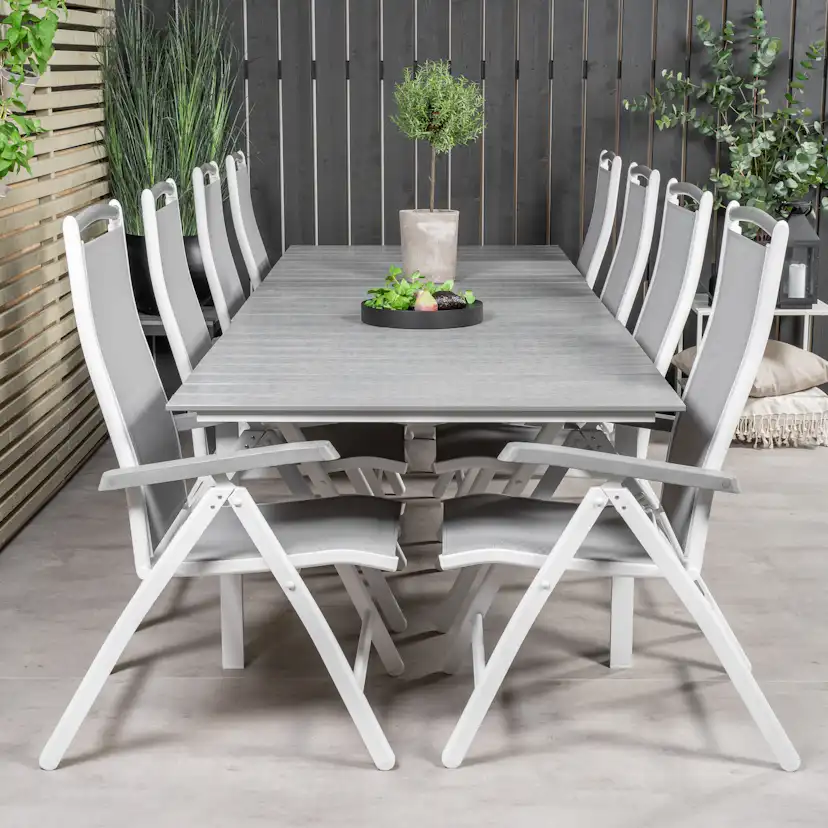 Matgrupp Venture Home Lova 224/324 med 8 Albany Stolar