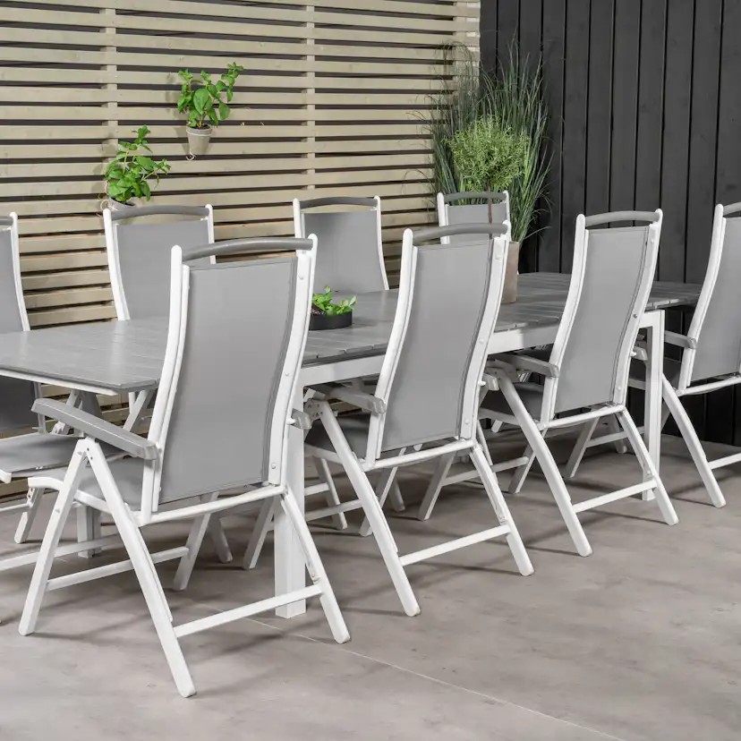 Matgrupp Venture Home Lova 224/324 med 8 Albany Stolar