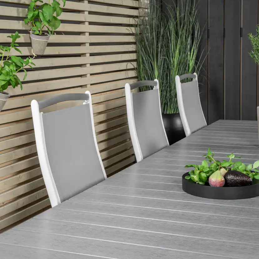 Matgrupp Venture Home Lova 224/324 med 8 Albany Stolar