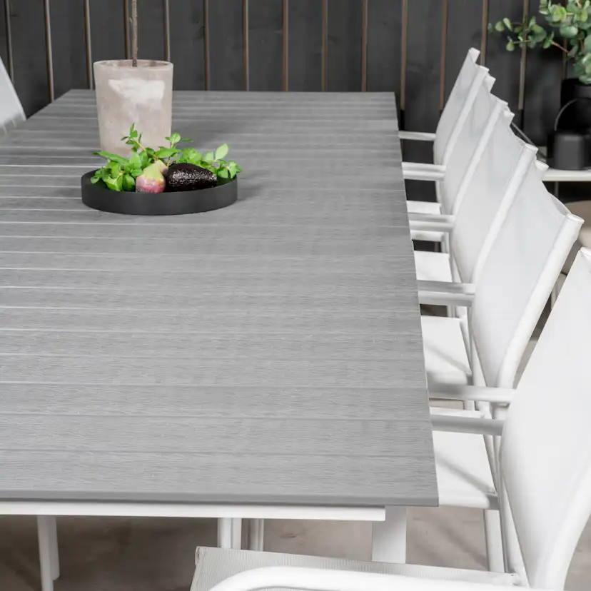 Matgrupp Venture Home Lova 224/324 med 10 Siri Karmstolar