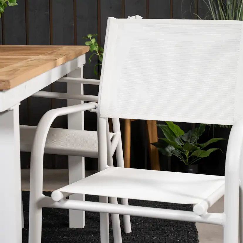 Matgrupp Venture Home Perla 160/240 med 4 Siri Matstolar