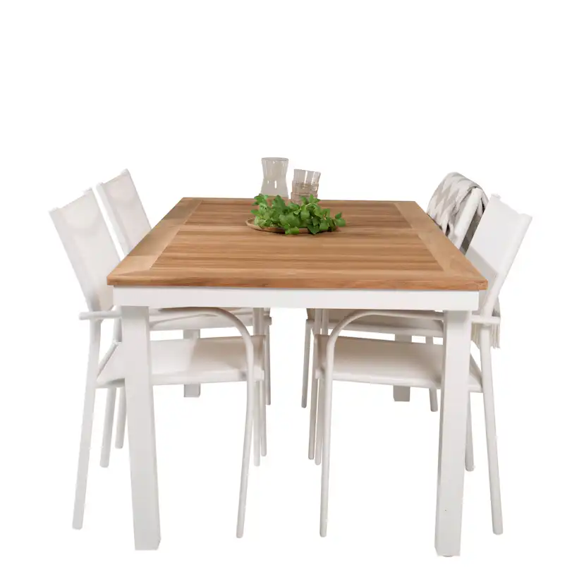 Matgrupp Venture Home Perla 160/240 med 4 Siri Matstolar