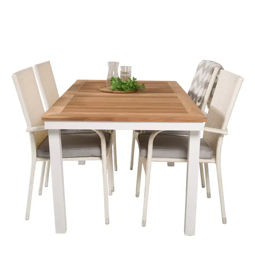 Matgrupp Venture Home Perla 160/240 med 4 Asta Stolar