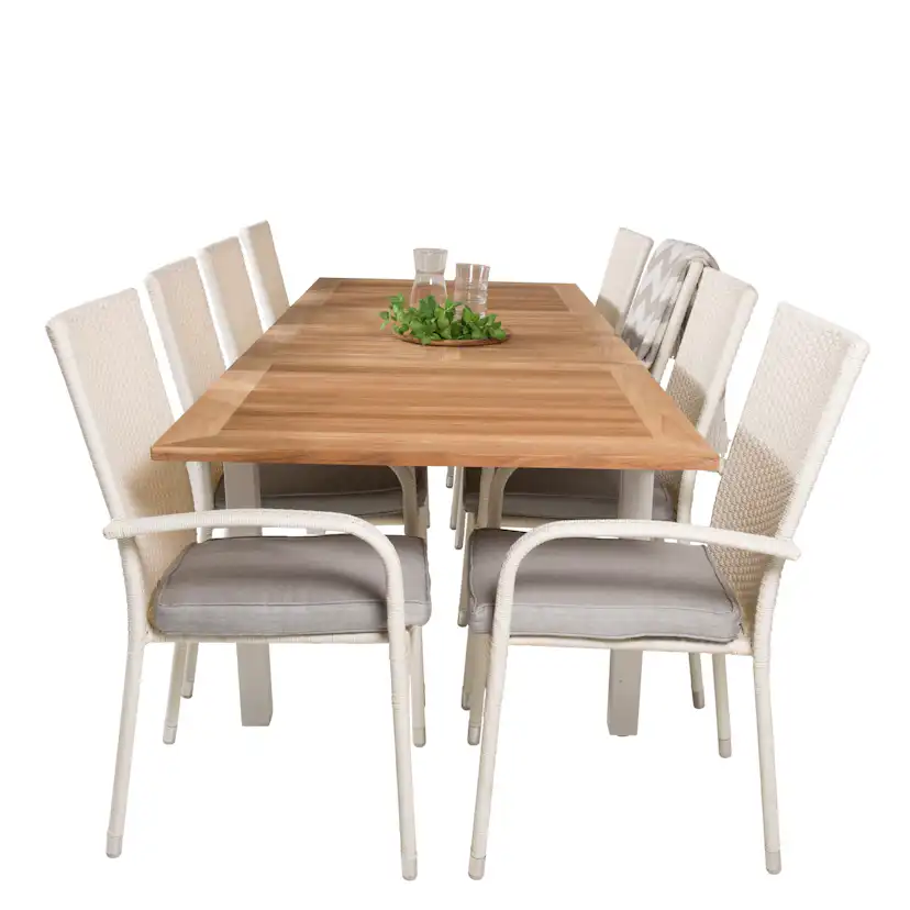 Matgrupp Venture Home Perla 160/240 med 8 Asta Stolar