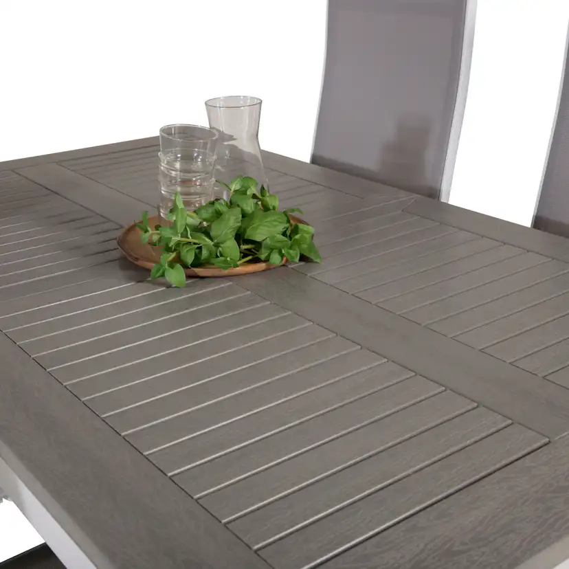 Matgrupp Venture Home Aleyna 152/210 med 4 Copacabana Stolar