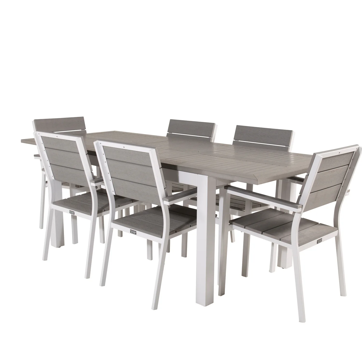 Matgrupp Venture Home Aleyna 152/210 med 6 Lova Matstolar