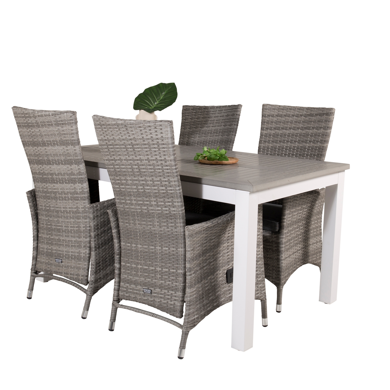 Matgrupp Venture Home Aleyna 152/210 med 4 Pishi Matstolar