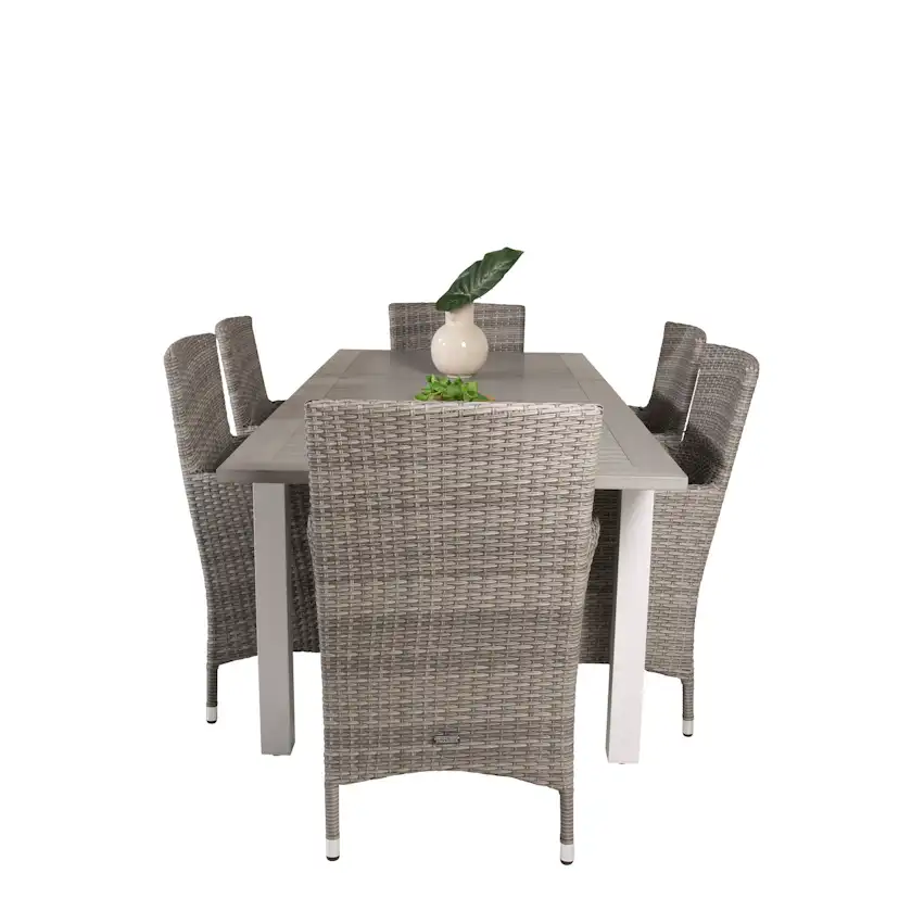 Matgrupp Venture Home Aleyna 152/210 med 6 Milwa Stolar