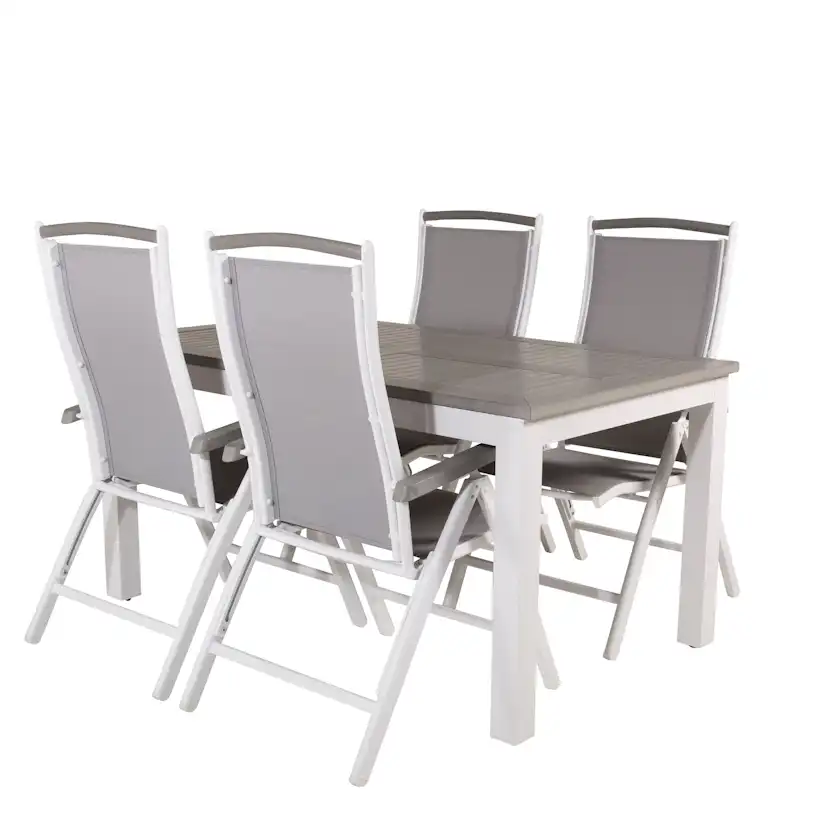 Matgrupp Venture Home Aleyna 152/210 med 4 Stolar