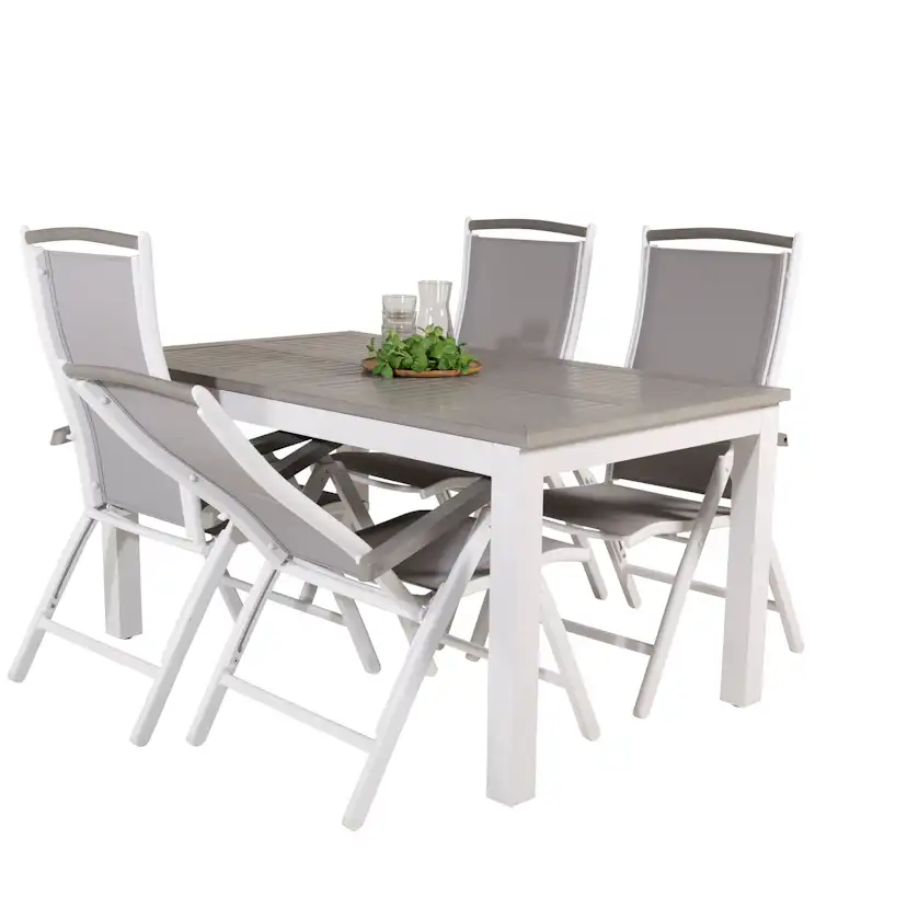 Matgrupp Venture Home Aleyna 152/210 med 4 Stolar