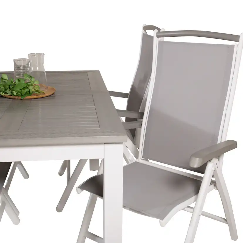 Matgrupp Venture Home Aleyna 152/210 med 4 Stolar