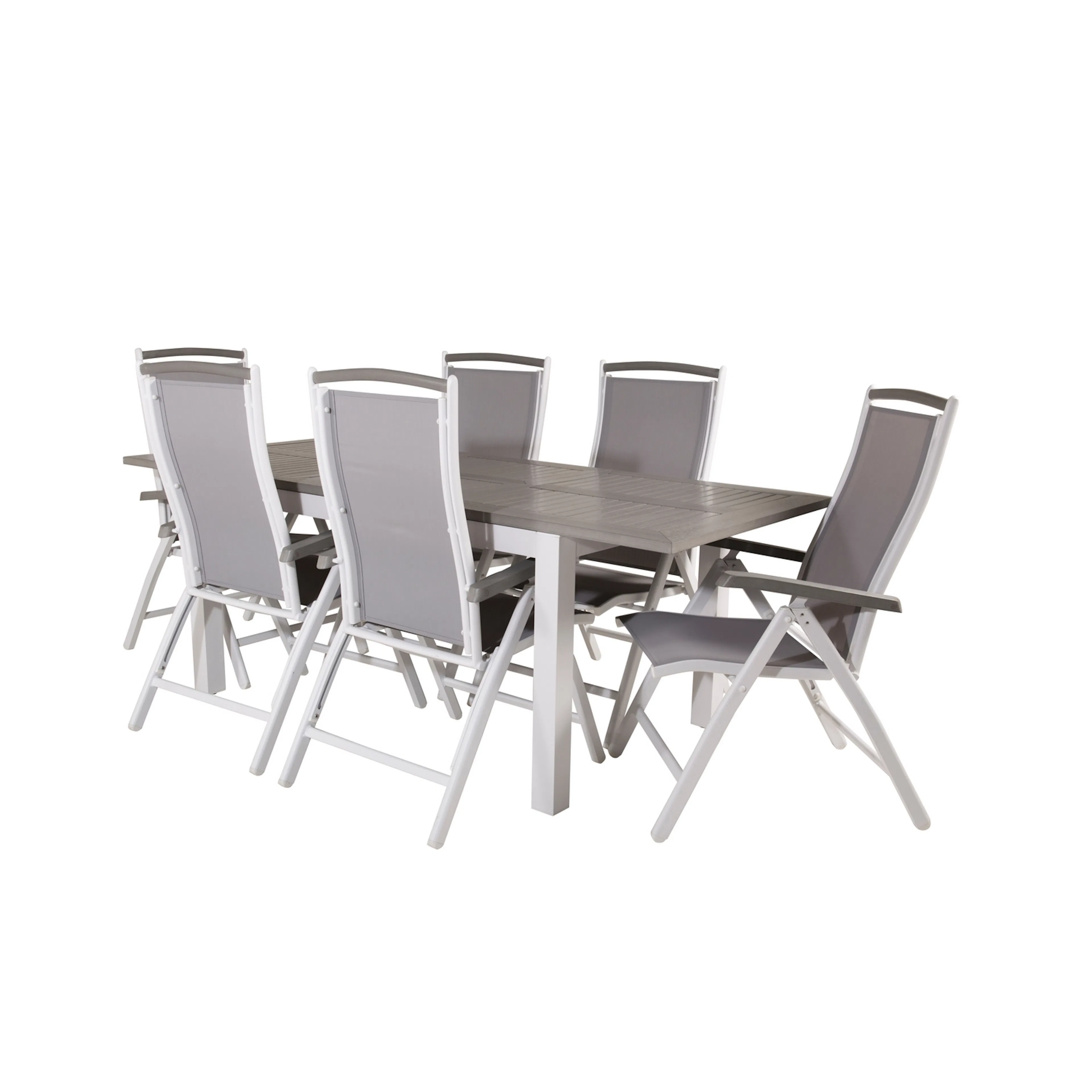 Matgrupp Venture Home Aleyna 152/210 med 6 Stolar