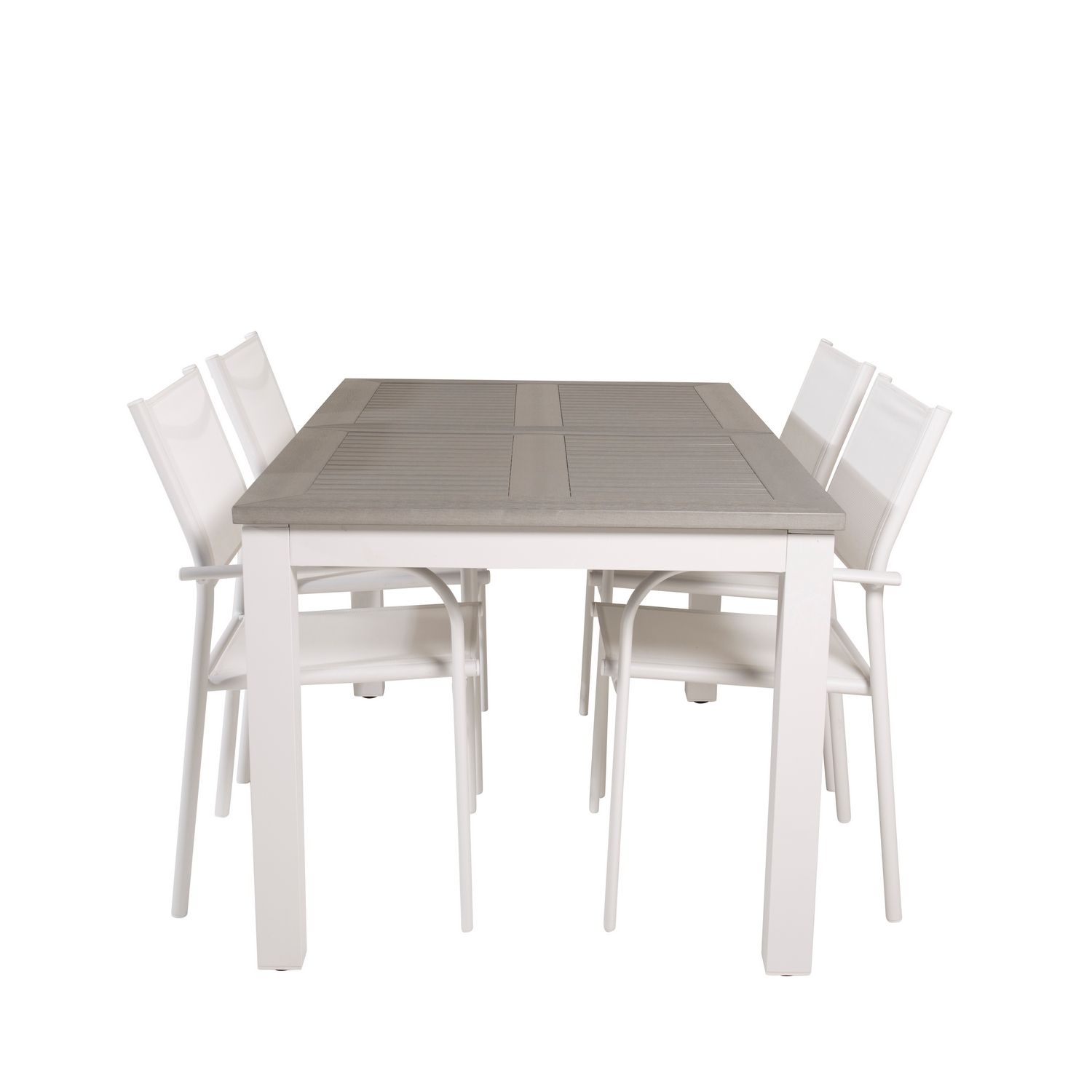 Matgrupp Venture Home Aleyna 152/210 med 4 Siri Karmstolar