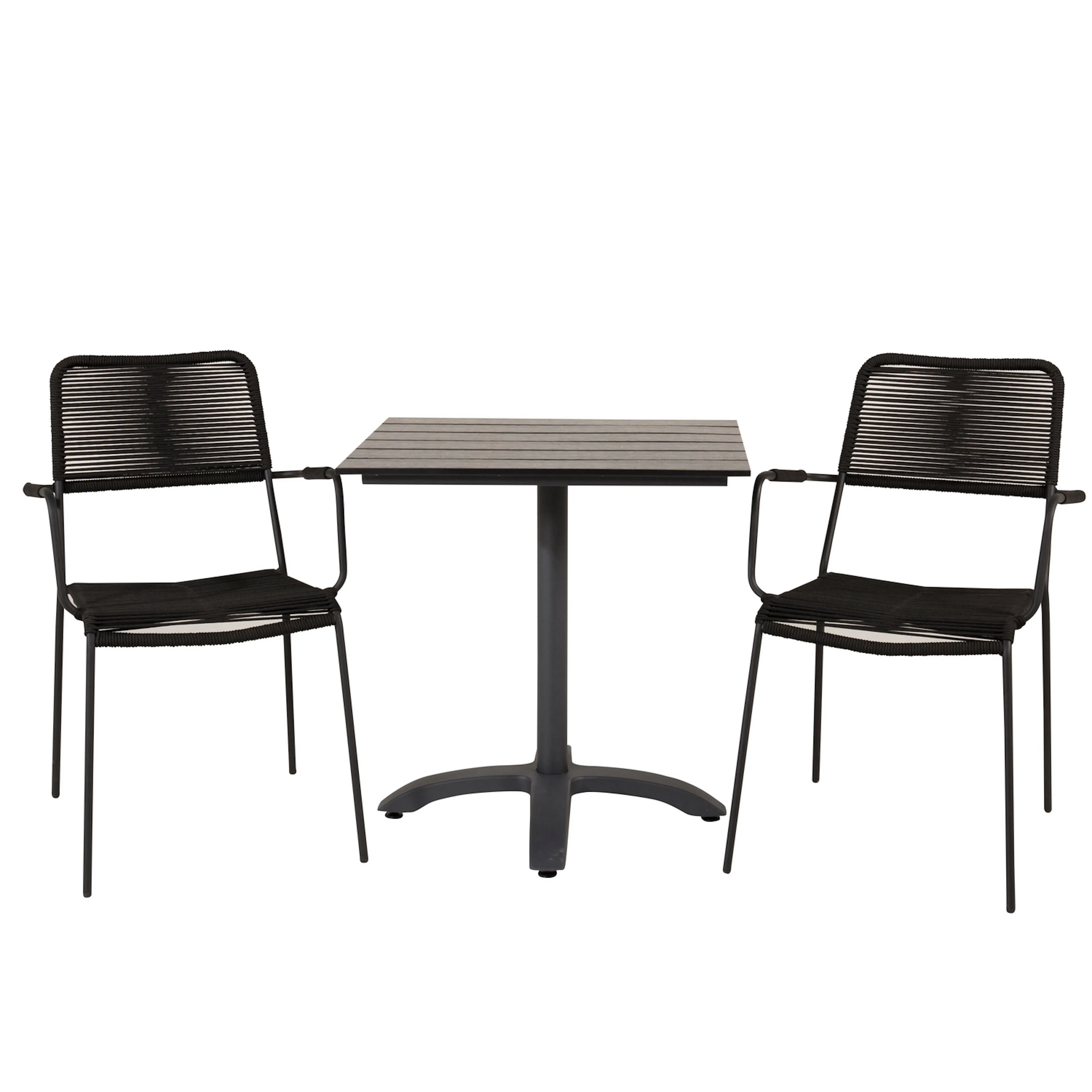 Cafégrupp Venture Home Coco med 2 Leon Karmstolar