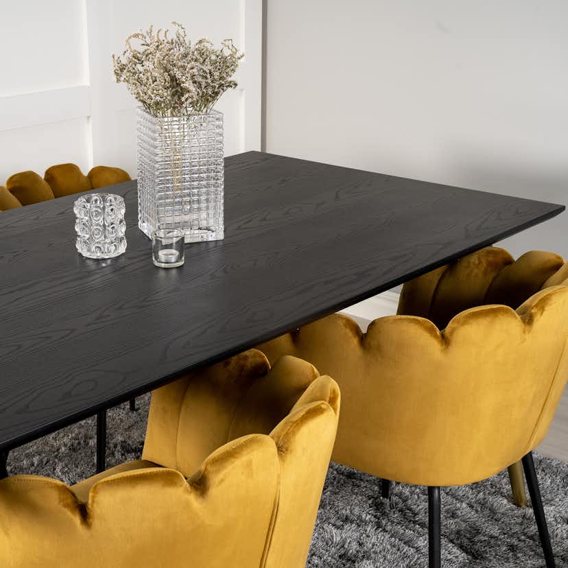 Matgrupp furniture/fashion Disa med 4 Limhamn Rektangulär Stolar