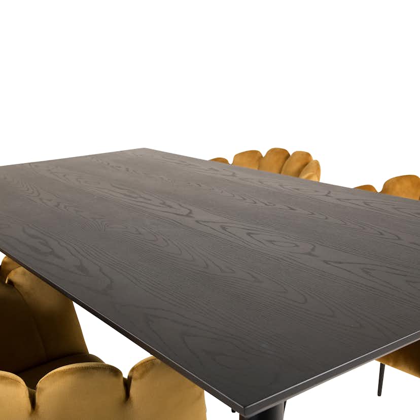 Matgrupp furniture/fashion Disa med 4 Limhamn Rektangulär Stolar