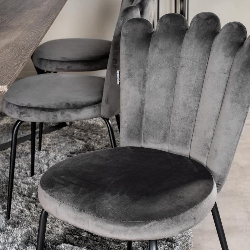 Matgrupp furniture/fashion Madde med 6 Limhamn Light Stolar