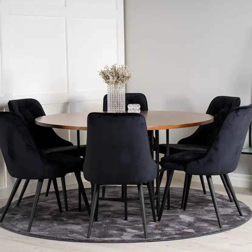 Matgrupp furniture/fashion Copenhagen med 6 Vera Stolar