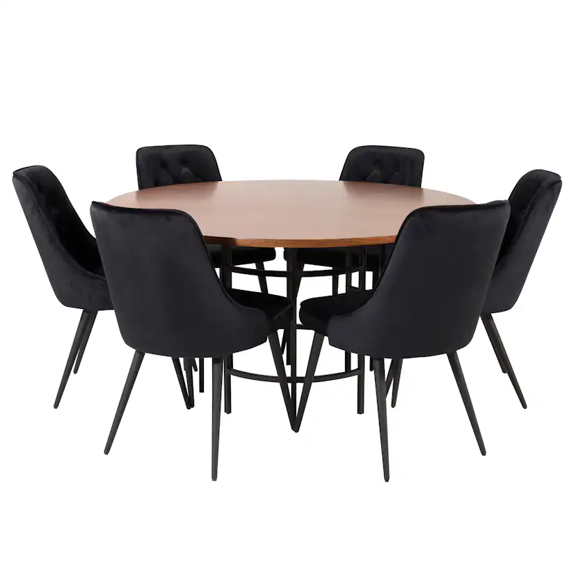 Matgrupp furniture/fashion Copenhagen med 6 Vera Stolar