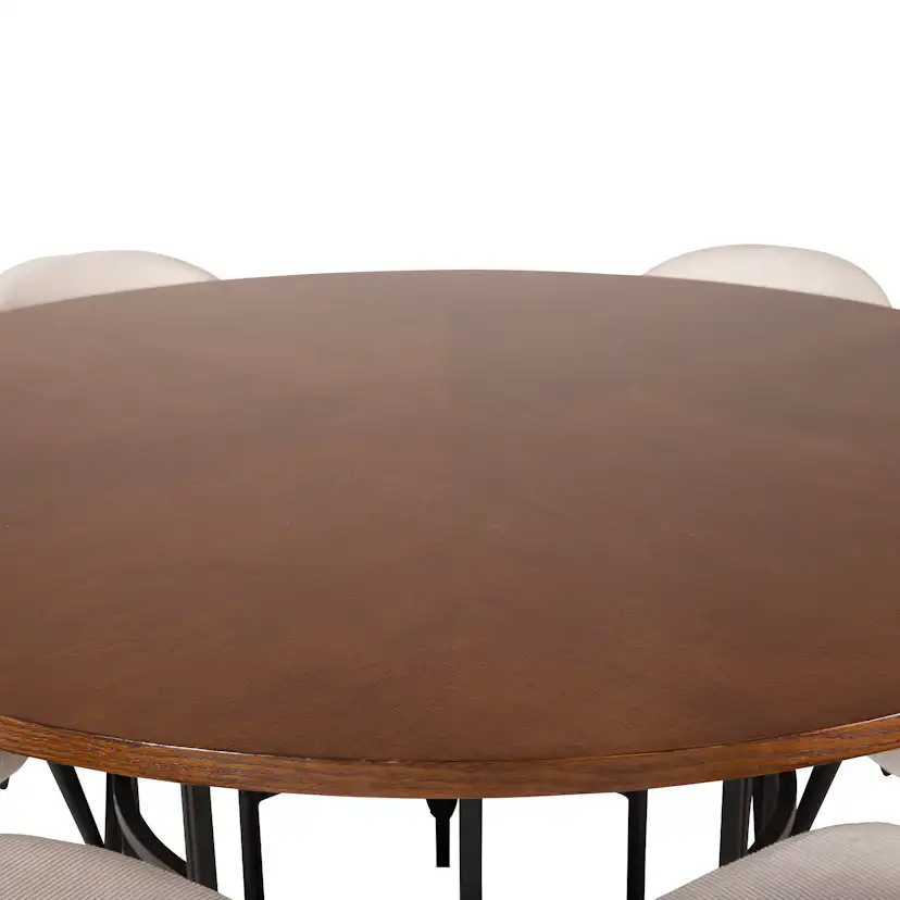 Matgrupp furniture/fashion Copenhagen med 6 Valentina Sammet Stolar