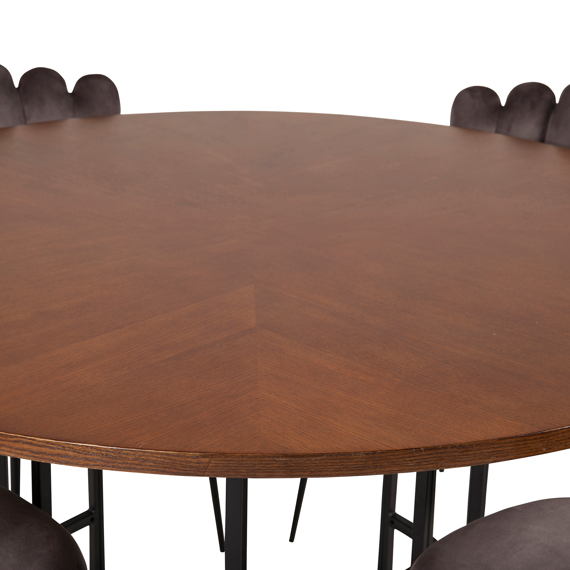 Matgrupp furniture/fashion Copenhagen med 4 Gråa Limhamn Light Stolar