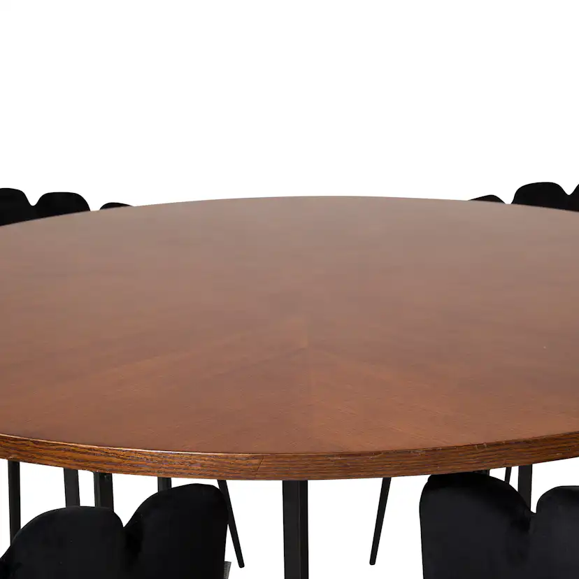 Matgrupp furniture/fashion Copenhagen med 4 Svarta Limhamn Stolar