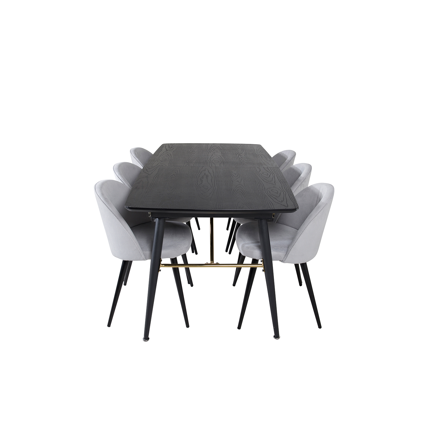 Matgrupp Venture Home Guld med 6 Valentina Stolar Manchester