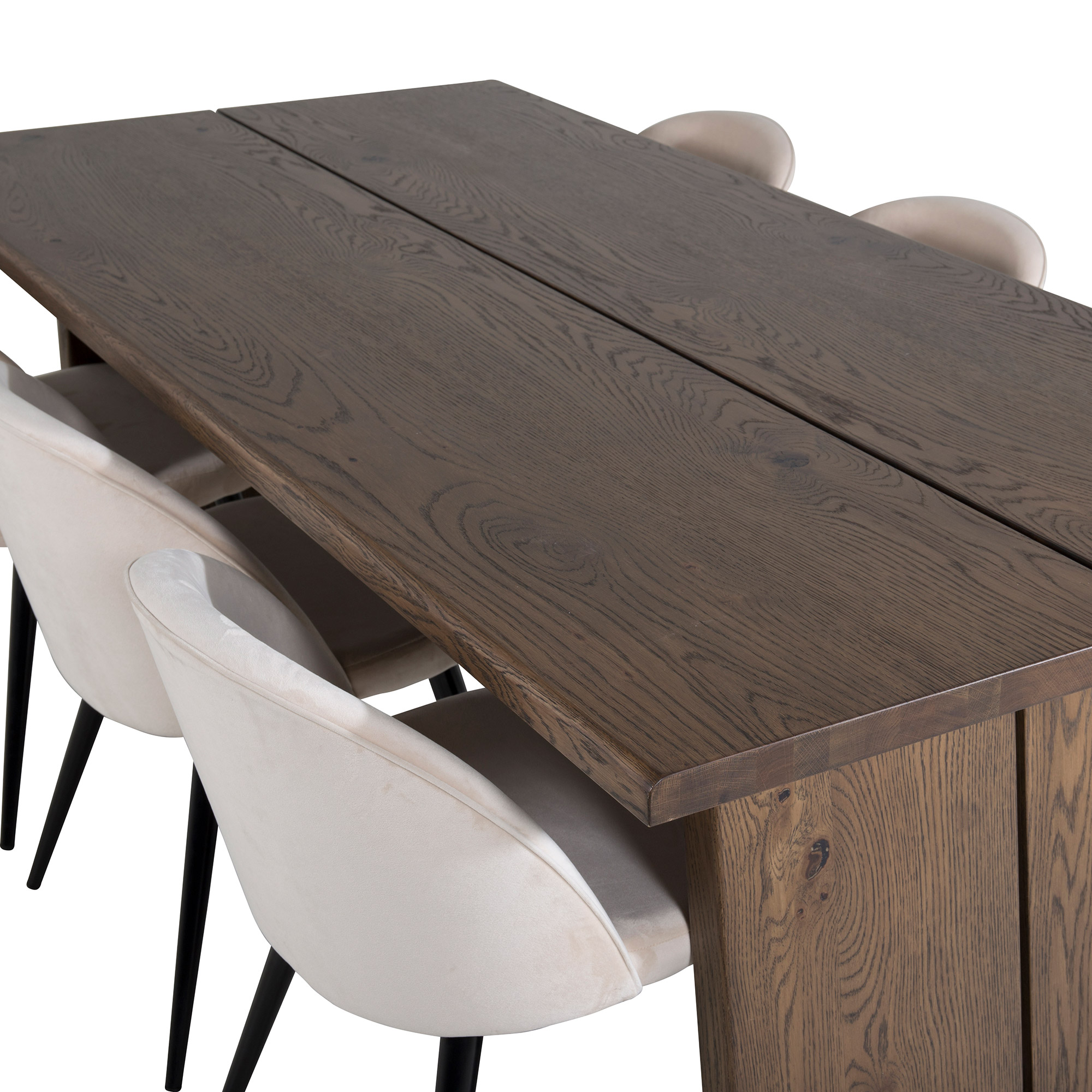 Matgrupp Venture Home Lotus med 6 Valentina Stolar Sammet