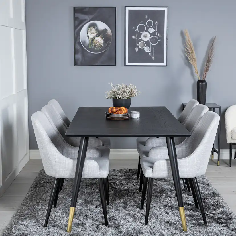 Matgrupp Venture Home Dipp med 6 Plaza Stolar