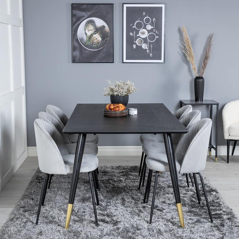 Matgrupp Venture Home Disa med 6 Wrigley Stolar