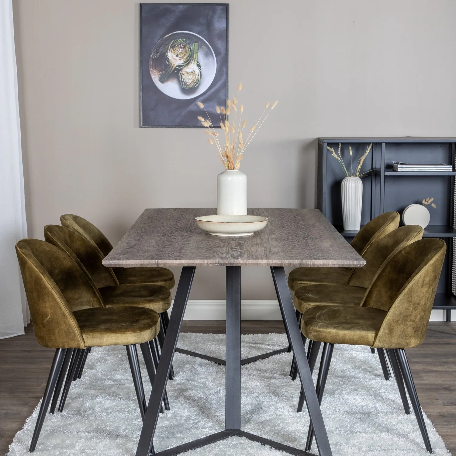 Grå/Svart/Grågrön