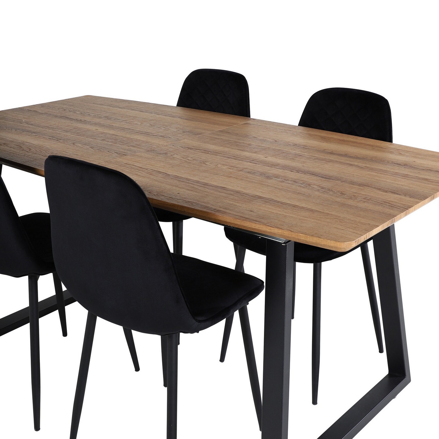 Matgrupp Venture Home Ina med 4 Phoi Stolar Sammet