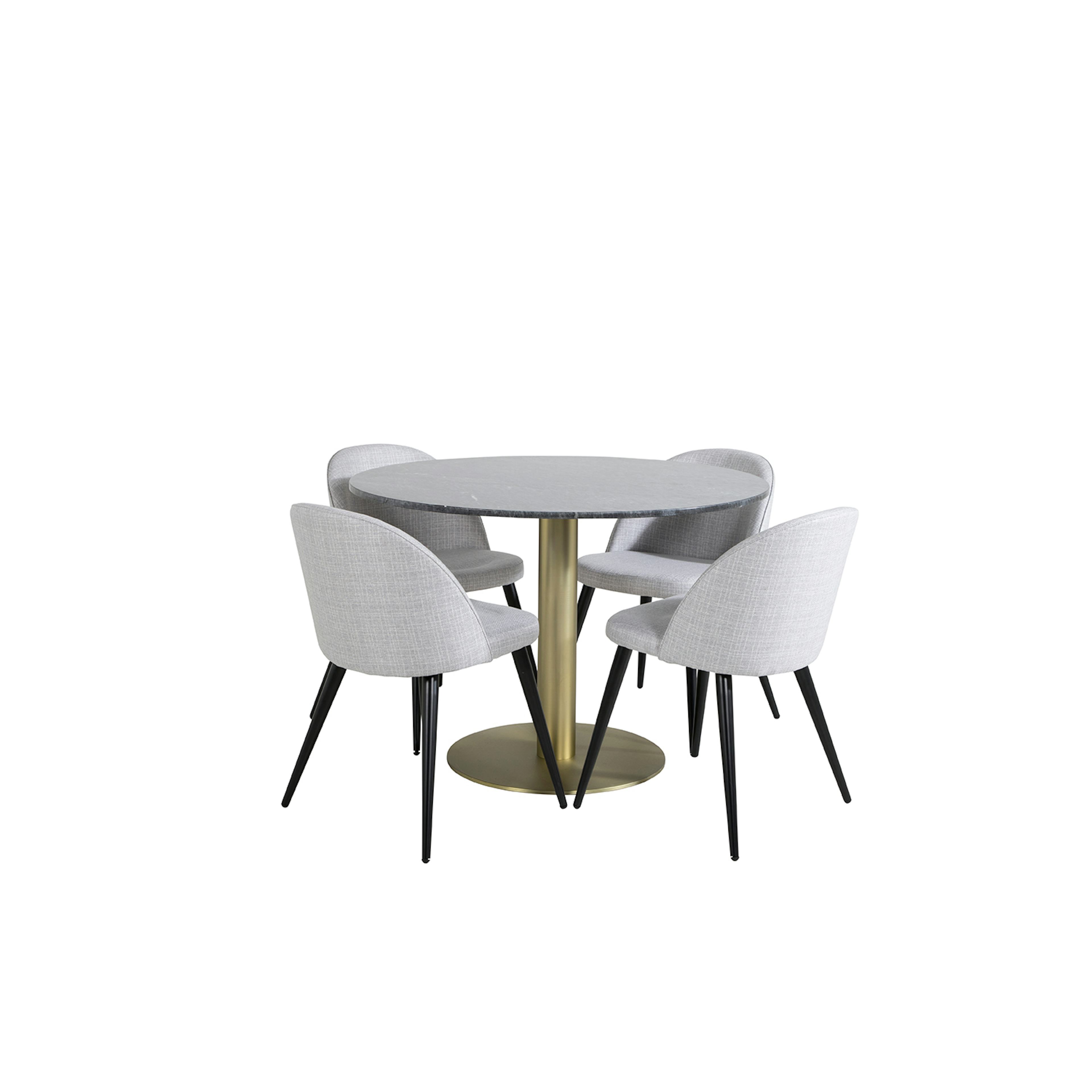 Svart/Mässing/Ljusgrå