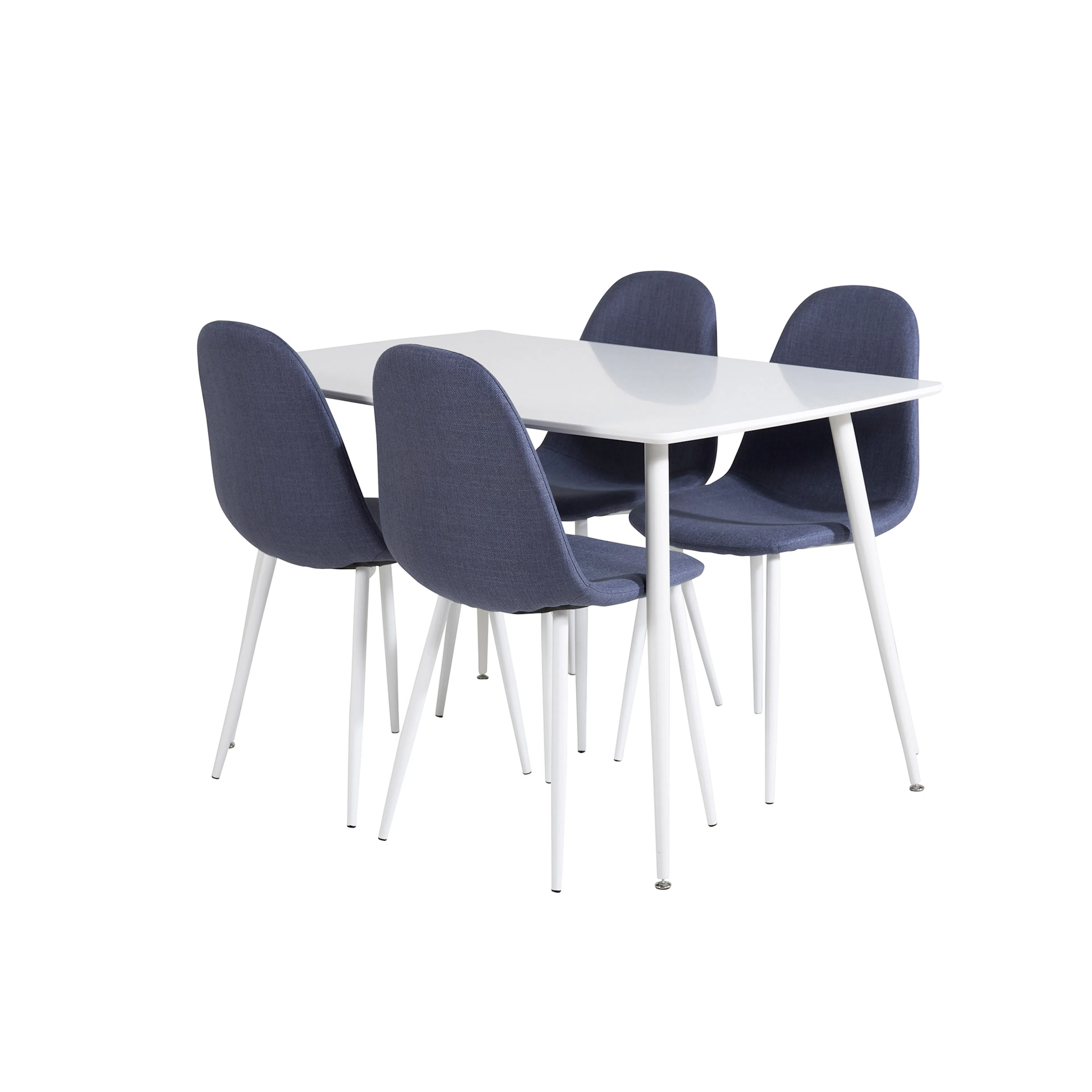 Matgrupp Venture Home Pobbie med 4 Pobbie Stolar Vit