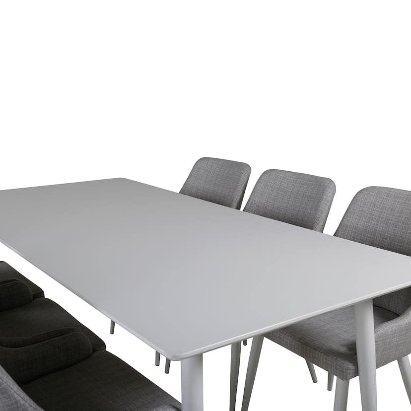 Matgrupp Venture Home Polar med 6 Plaza stolar