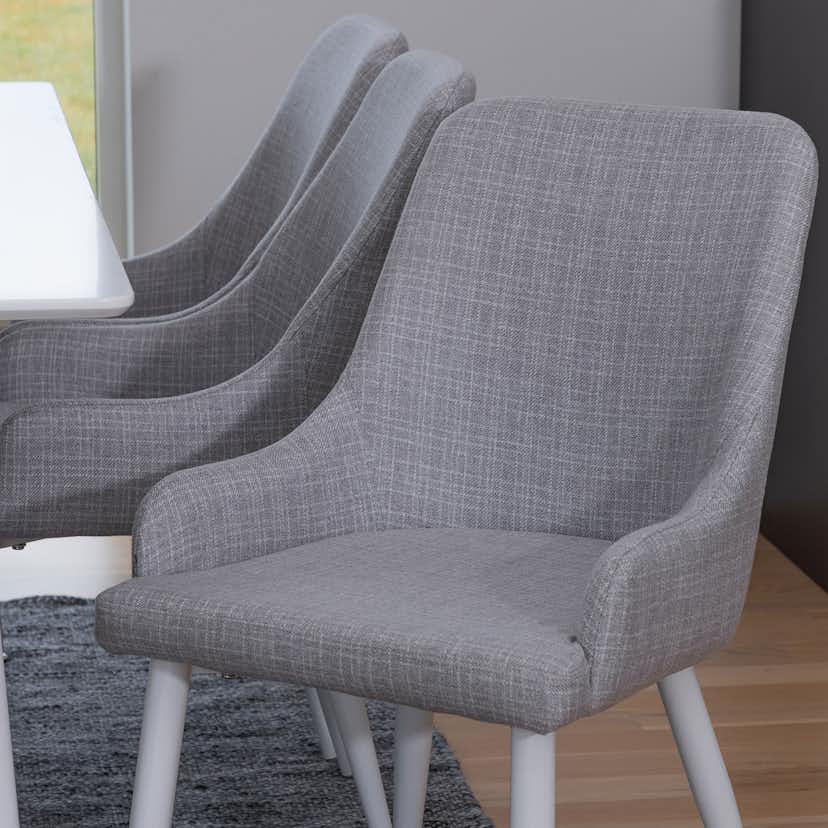 Matgrupp Venture Home Polar med 6 Plaza stolar