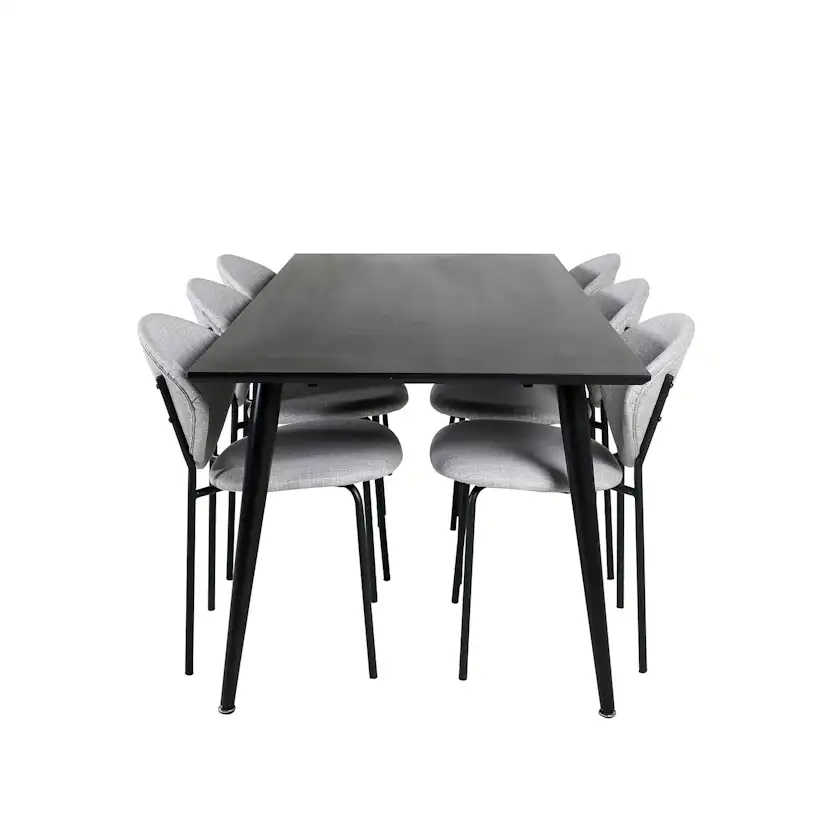 Matgrupp Venture Home Dipp med 6 Vault stolar