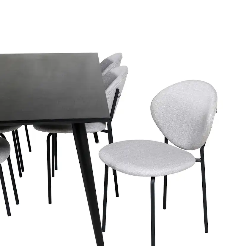 Matgrupp Venture Home Dipp med 6 Vault stolar