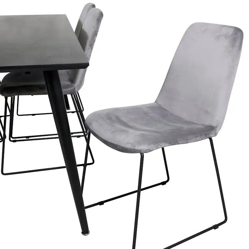 Matgrupp Venture Home Dipp med 6 Muce stolar