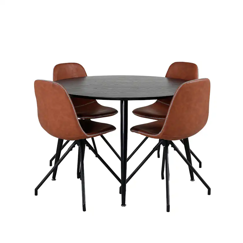 Matgrupp Venture Home Dipp med 4 Polar Spin stolar