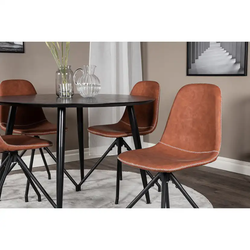 Matgrupp Venture Home Dipp med 4 Polar Spin stolar