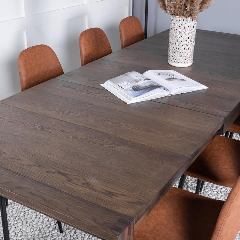 Matgrupp Venture Home Shy med 8 Pobbie Matstolar