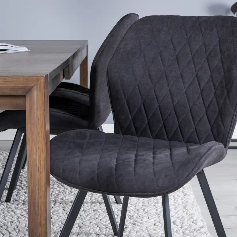 Matgrupp Venture Home Shy med 6 Geneva Matstolar