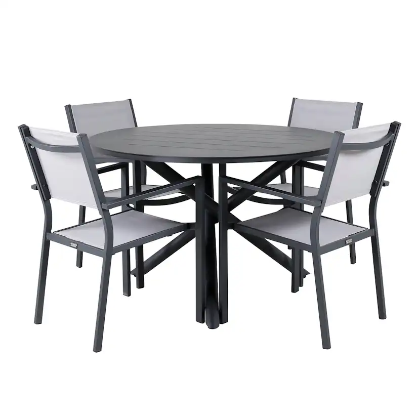 Matgrupp Venture Home Alma med 4 Copacabana Stolar