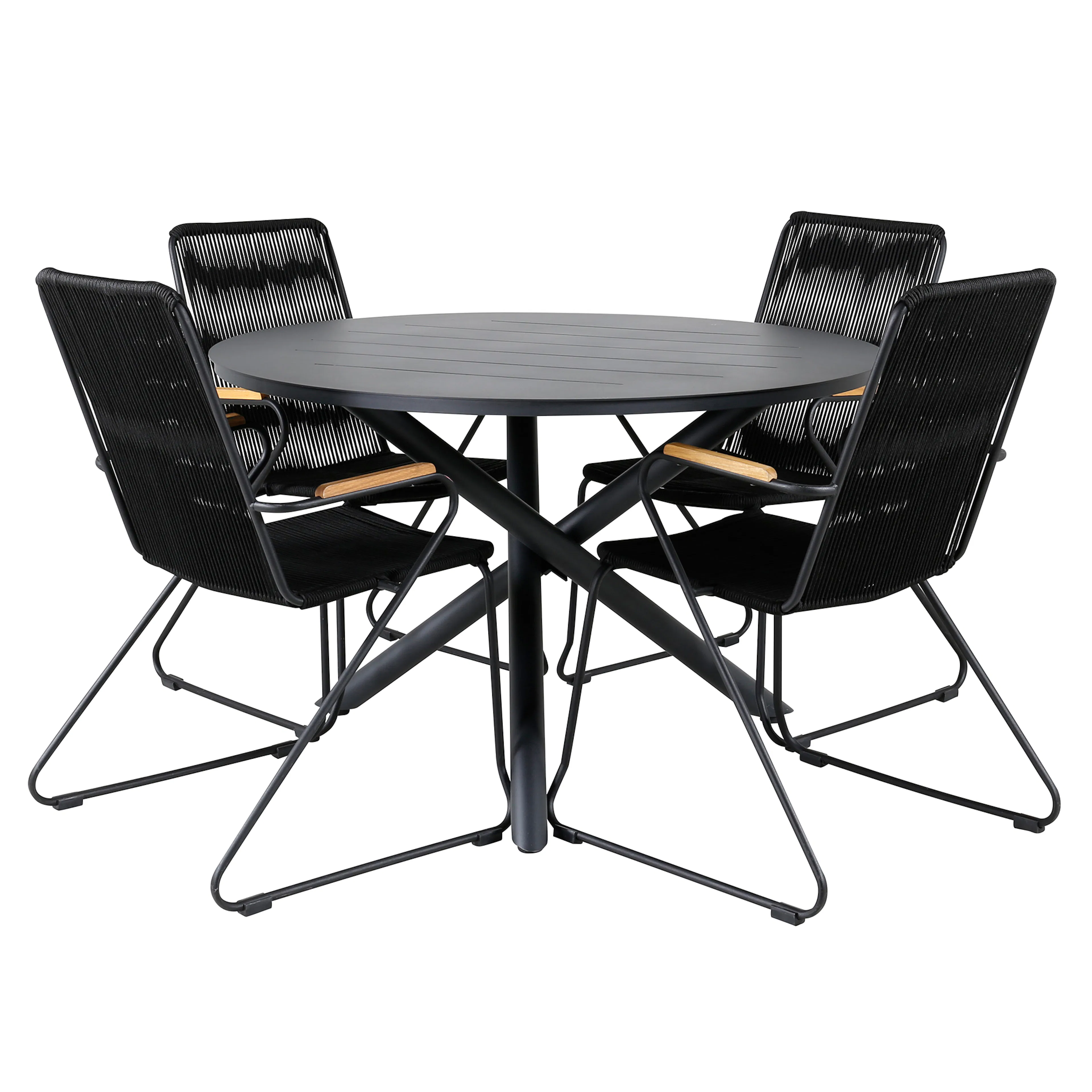 Matgrupp Venture Home Ande med 4 Boy Matstolar