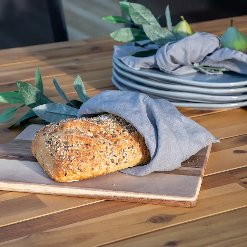 Matgrupp Venture Home Chane med 6 Samba Stapelbara Matstolar