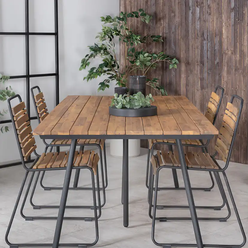 Matgrupp Venture Home Chane med 4 Billy Matstolar