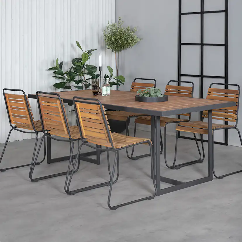 Matgrupp Venture Home King med 6 Billy Matstolar